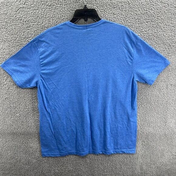 Peanuts Shirt Adult XL Blue Graphic Snoopy ILL DO IT TOMORROW Casual Mens XL - Picture 8 of 12